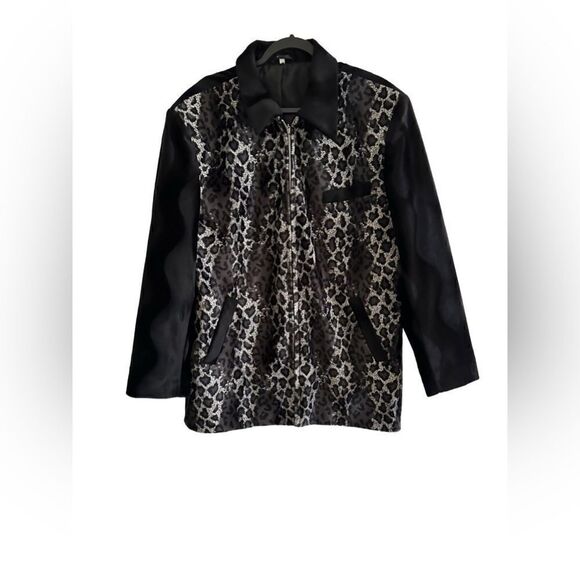 Pronti  collection by phita Leopard / Cheetah print Jacket size M - Picture 1 of 9